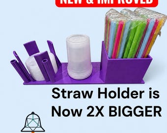 All-in-One Drink Organizer - Beverage Station - Fits 3.25in - 4in (82mm-95mm) Diameter Cups