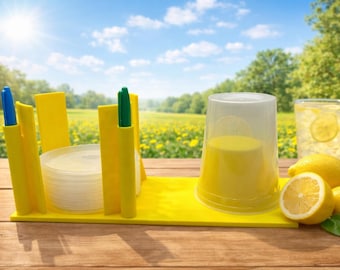 32oz Deli Cup - Beverage Station – All-in-One Drink Organizer for 32oz Deli Cups