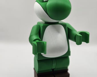 Yoshi Lego-Inspired Figure - Super Mario Bros
