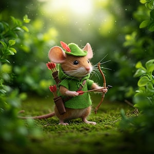 Robin Hood Mouse Poster