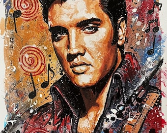 Poster del ritratto di Elvis