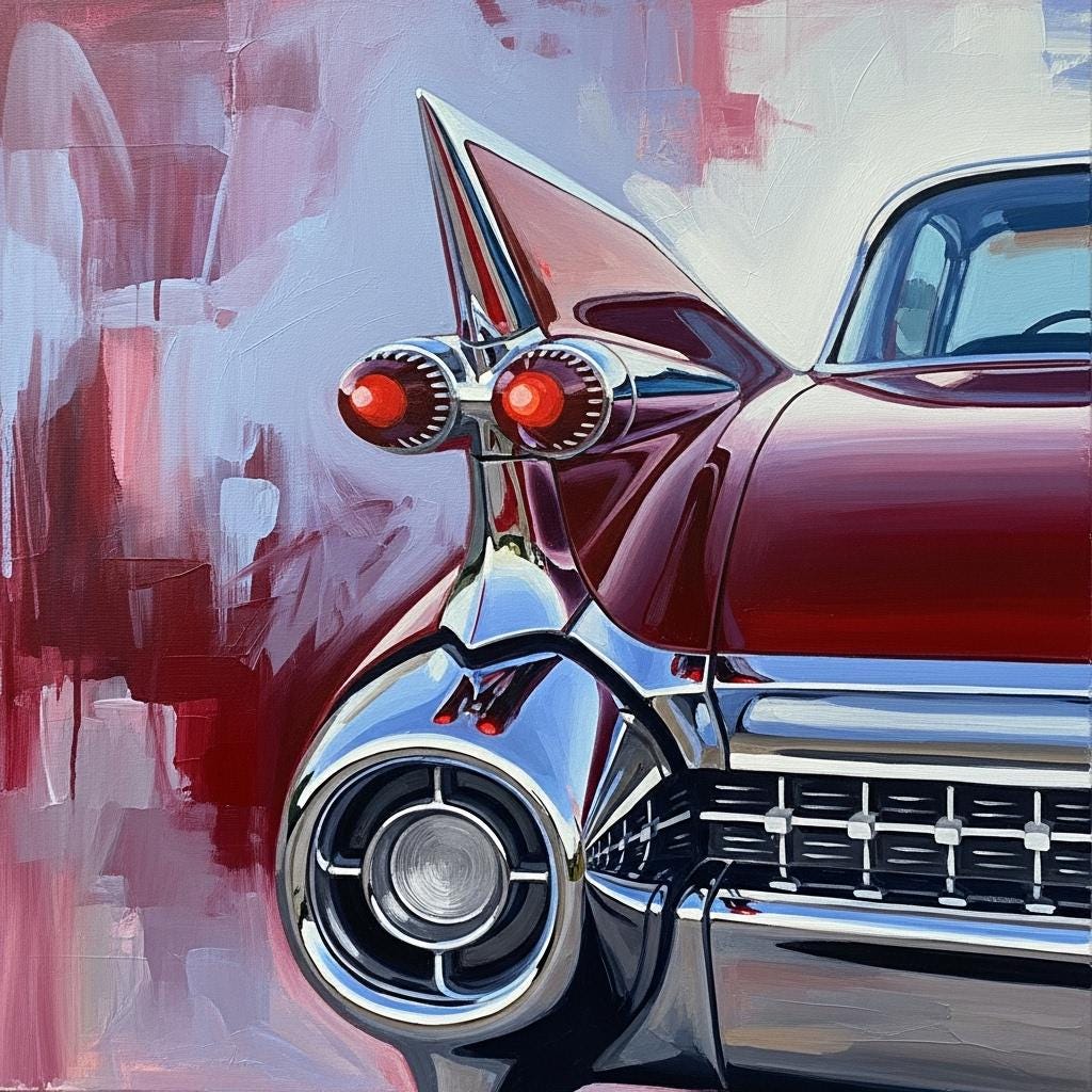 Cadillac 1959 poster - Etsy 日本