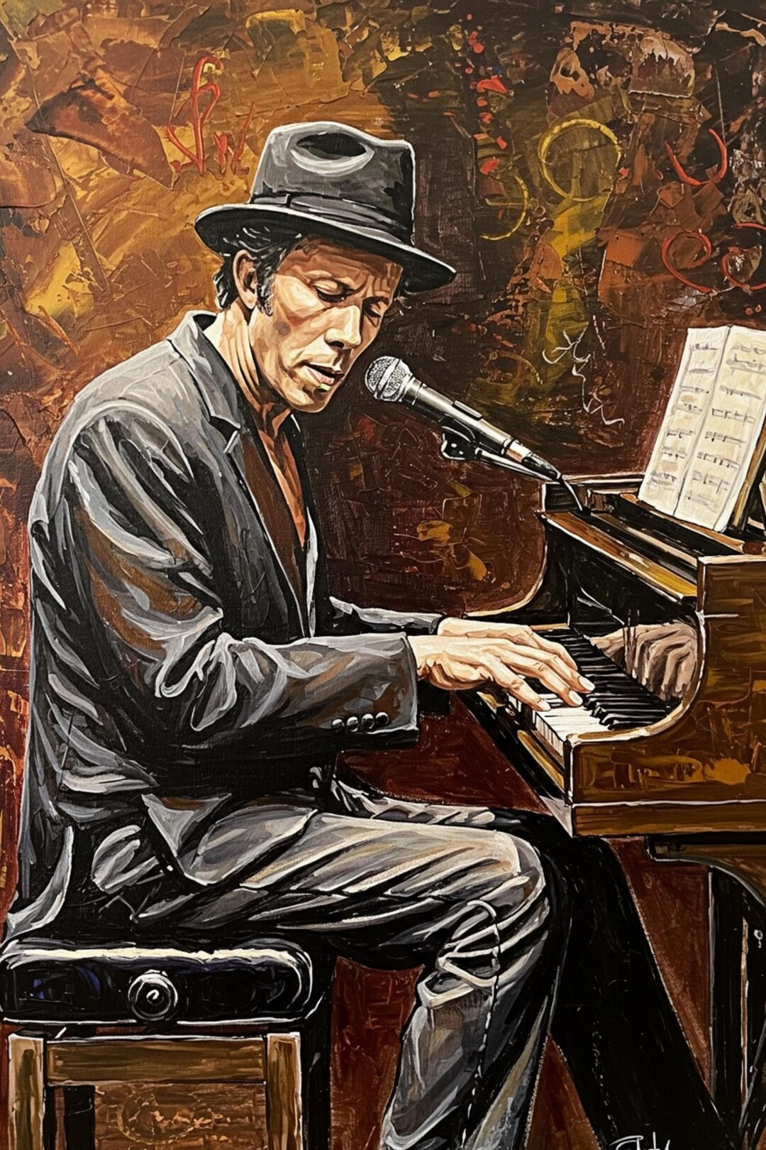ヨーロッパ版★ネオビンテージ！TOM WAITS トムウェイツ 額付 ポスター il_1080xN.6792478336_mfjl.jpg