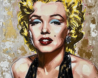 Marilyn Monroe Art Portrait Poster