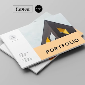 Interior Design Portfolio Template | Canva Presentation | Modern | Minimalist | Client & Student Portfolio