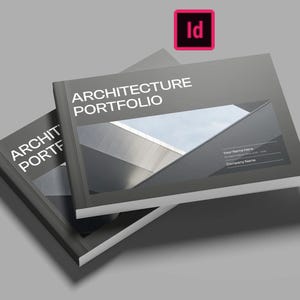 Modern Architect Portfolio Template for Adobe InDesign | Architecture Brochure | Minimalist Lookbook | Professional InDesign Template