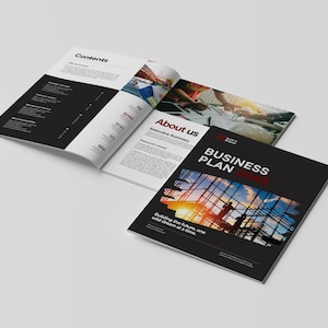 Construction & Engineering Business Plan Template - 20 Pages | Canva Editable | Investor Ready | Letter Size