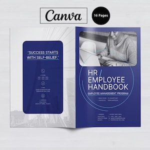 Professional Employee Handbook Template | HR Business Guide |Employee Handbook Template, Human Resources , Small Business