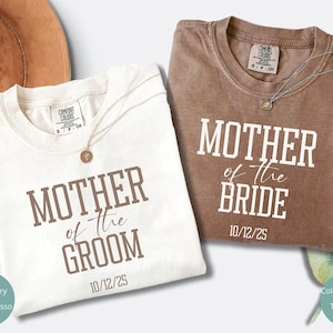 Comfort Colors® Mutter des Bräutigams Shirt, Mutter der Braut Shirt, Mutter Braut Geschenk, Mutter Bräutigam Geschenk, Brautparty Shirts, Bräutigam Shirt