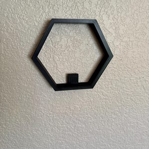 Slab Kartenhalter-Wand montierbar Hexagon