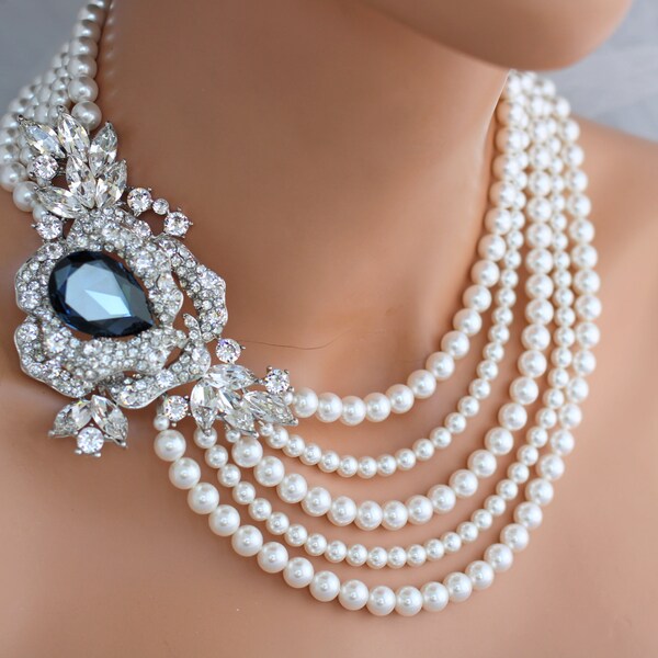 Rhinestone Y Necklace