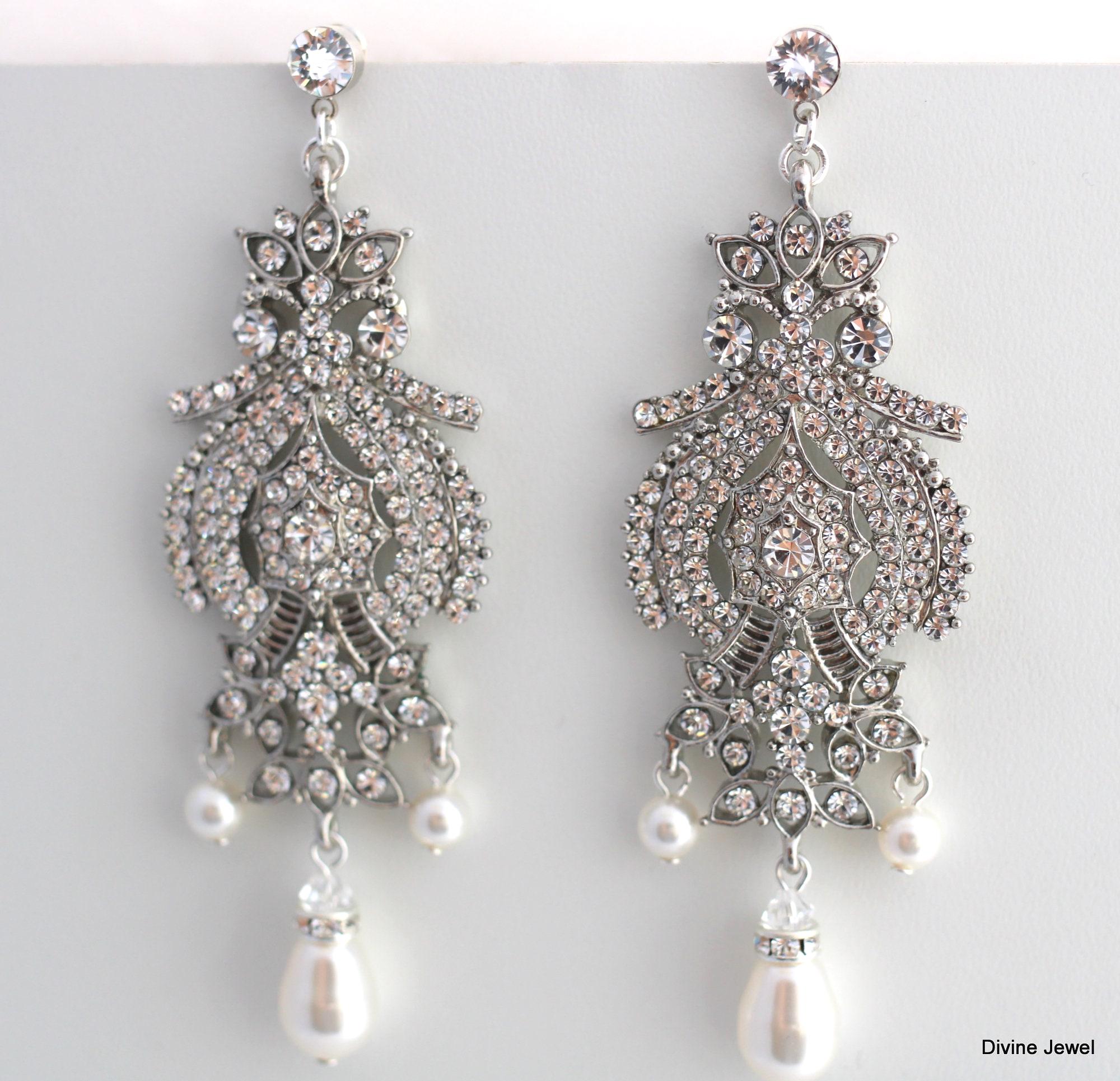 Art Deco Chandelier Earrings
