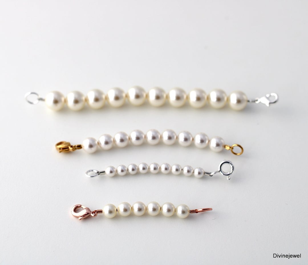 Pearl Necklace Extender, Necklace Extender, Pearl Bracelet Extender, Adjustable Necklace