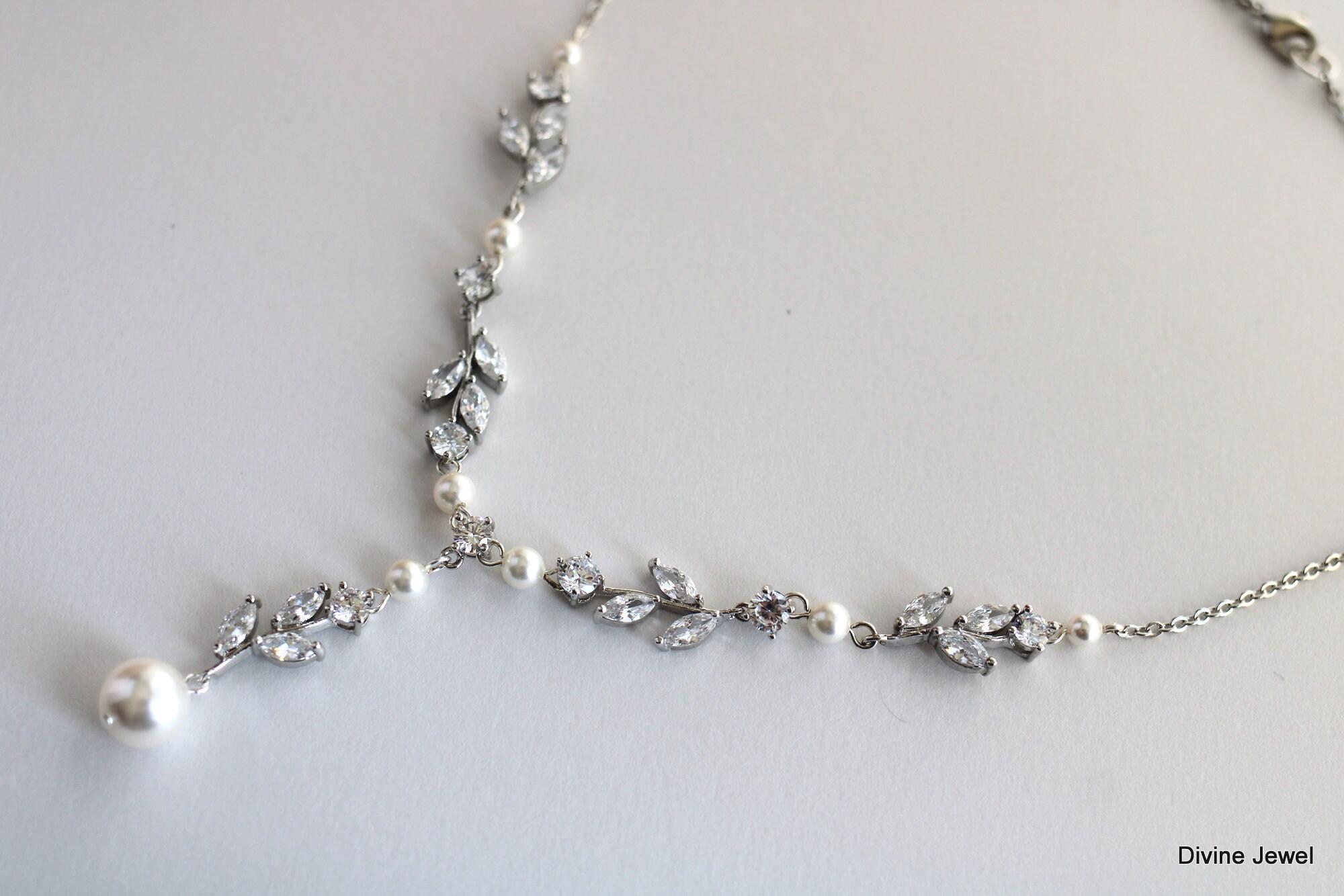 Kucheed Set di Gioielli in Perle Finte, Collana Bracciale e Orecchini in Perle Finte, 3 Pezzi di Gioielli da Sposa, Regalo per Donna (Rosa