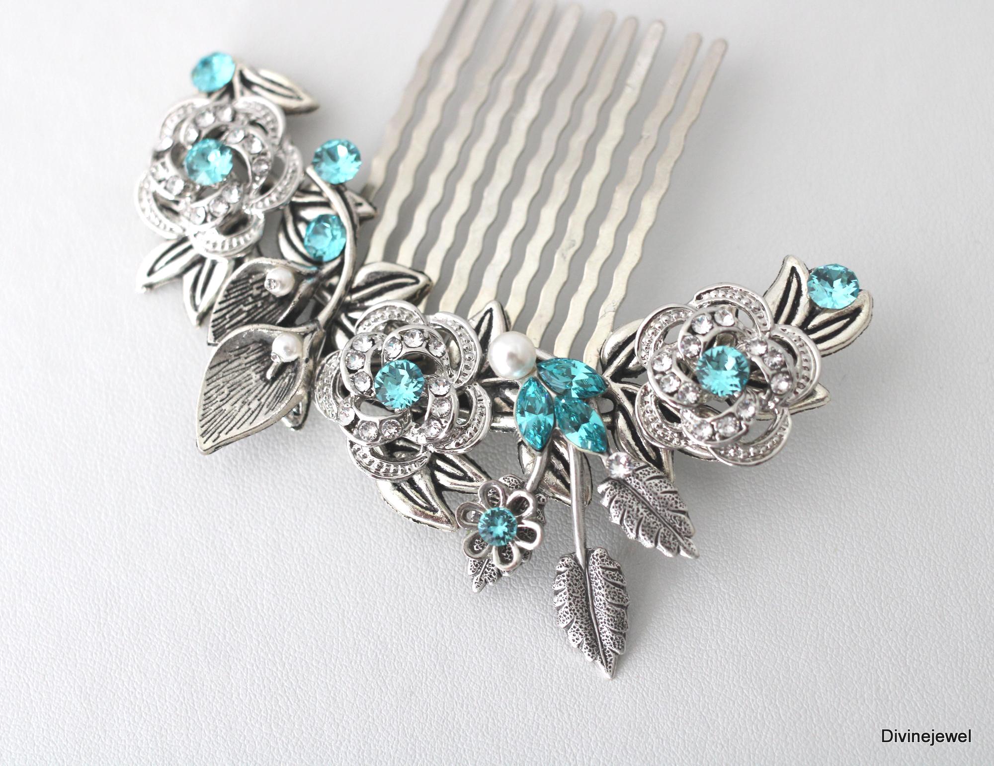 Pettine per Capelli in Stile Vintage, per Sposa/Matrimonio/Ballo Di