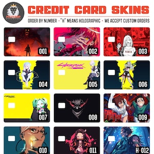 Lot d'habillages pour cartes de crédit 1