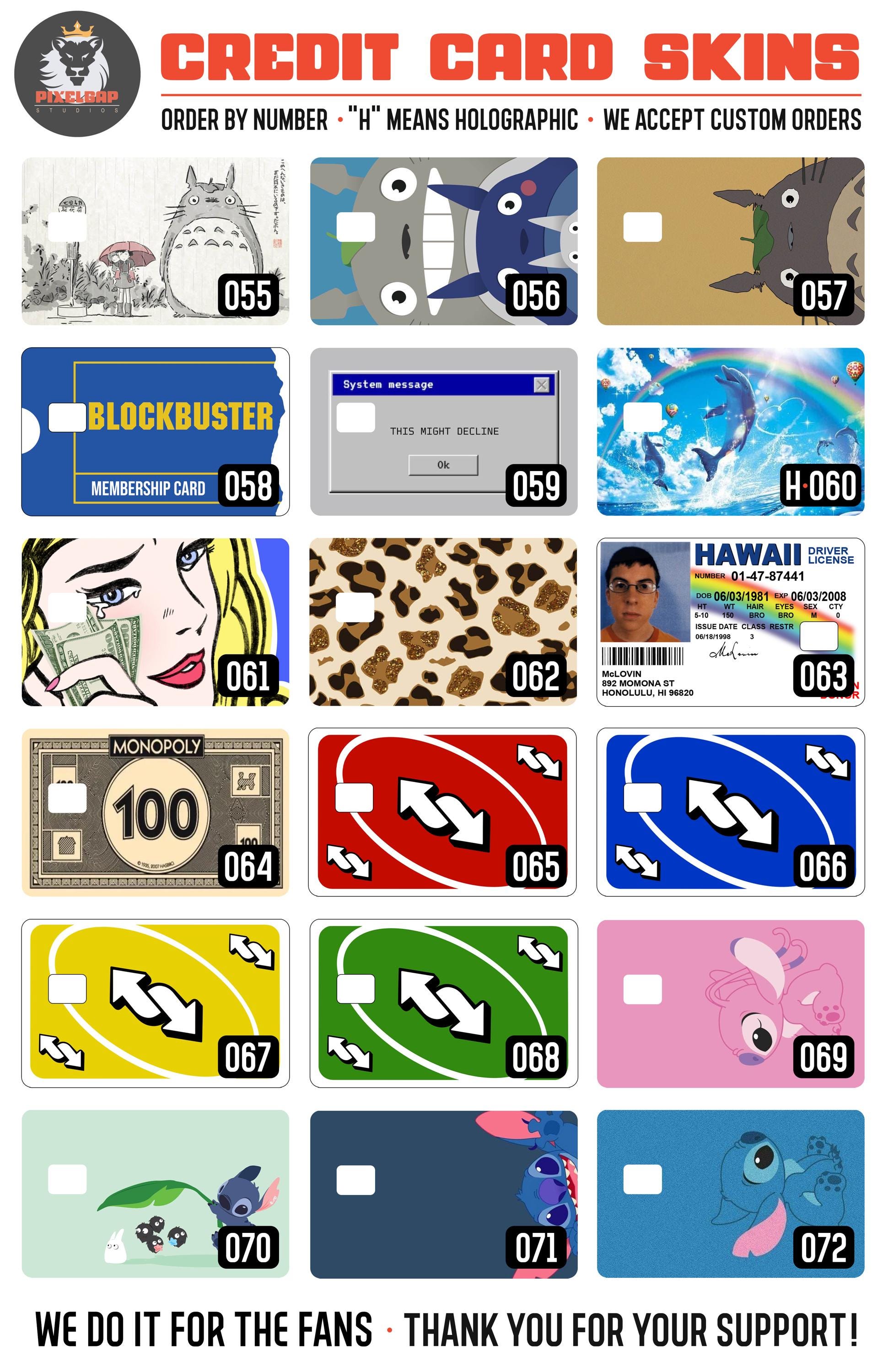 Credit Card Skins Set 2