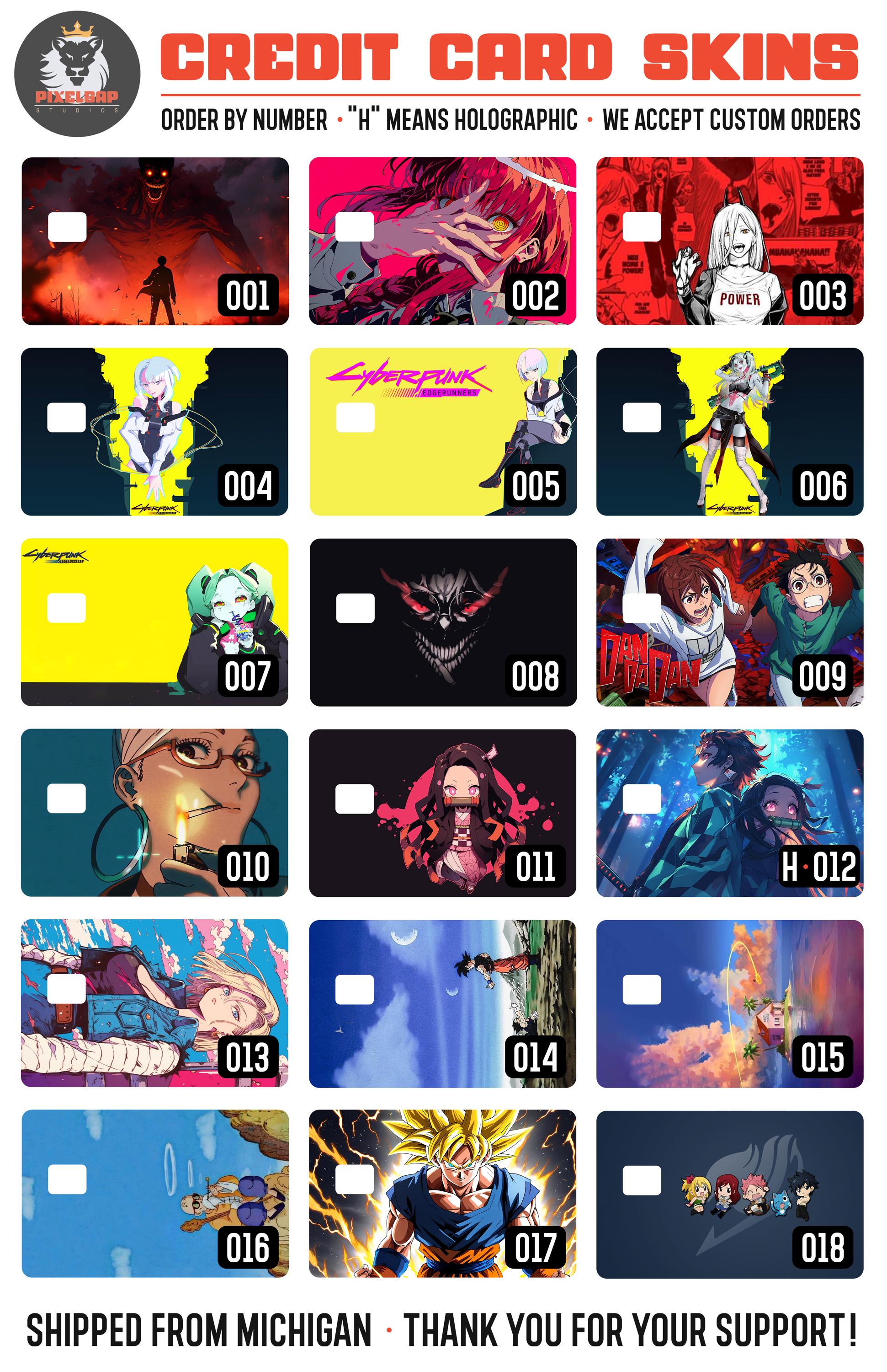 Jjk Card Sleeves - Etsy
