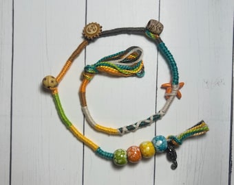 Earthy beach hair wrap !