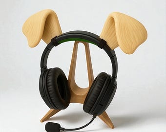 Golden Retriever Headset Ears: Dog Cosplay Headphone Decor