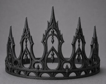 Dark Empress Crown | Gothic Fantasy Tiara, Cosplay Headpiece