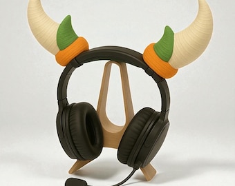 Bowser Headphone Horns: Cosplay Gaming Accessory
