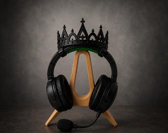 Accesorio de diadema con corona gótica / Corona para auriculares de juegos de fantasía oscura / Accesorio de diadema medieval