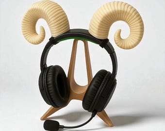 Ram Horn Headset Attachment: Cosplay, Gaming, Festival Accessory