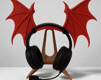 Demon Wings Headset Attachment | Cosplay Headphone Decor