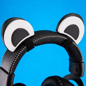 Accessorio per cuffie/cuffie da gioco con orecchie da panda immagine 2