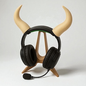 Minotaur Headset Horns: Cosplay Gaming Headphone Accessory