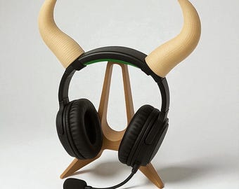 Minotaur Headphone Horns: Cosplay Gaming Headphone Accessory