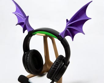 Bat Wings for Headsets: Cosplay Headphone Decor