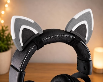 Raccoon Ears Headset Attachment | Woodland Animal Gaming Accessory