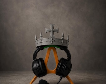 Support pour casque Crusader Crown | Accessoire de jeu pour chevalier médiéval