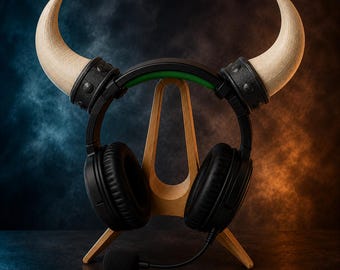 Viking Horns Headset Attachment | Norse Warrior Gaming Accessory