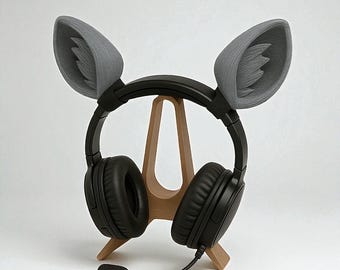 Raccoon Headset Ears: Cosplay Headphone Accessories