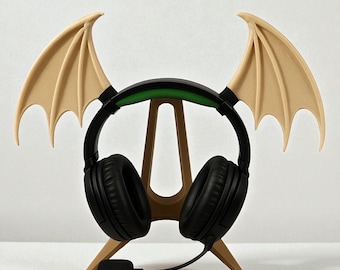 Vampire Wings for Headsets: Cosplay Headphone Decor