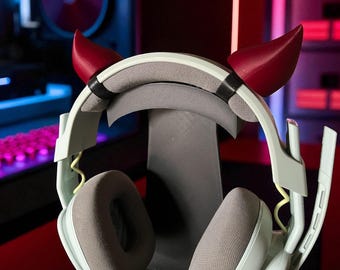 Tiny Headphone Horns | Small Demon Cosplay Horns | Mini Horn Attachments for Headphones
