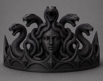 Medusa Crown | Snake Crown Headpiece | Greek Mythology Costume Crown | Medusa Cosplay Headpiece | Goddess Costume Accessory