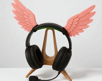 Flamingo Headphone Wings: Whimsical Headset Cosplay Accessory