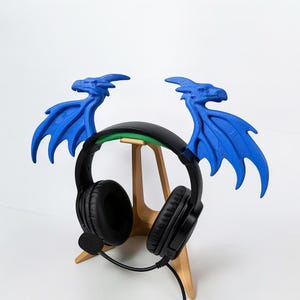 Water Dragon Headset Wings: Cosplay Headphone Accessory