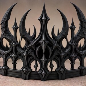 Leere-Dämonenkrone | Kopfschmuck für Dark Fantasy Cosplay