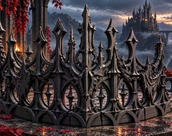 Shattered Throne Crown | Dark Fantasy Cosplay Crown | Gothic King Headpiece | Broken Kingdom Costume Crown | Medieval Royal Crown