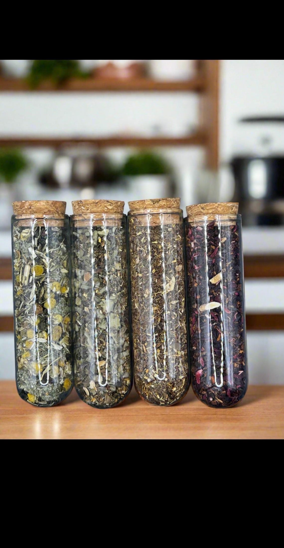 Herbal Tea Sampler Box With Heart Tea Steeper - Etsy