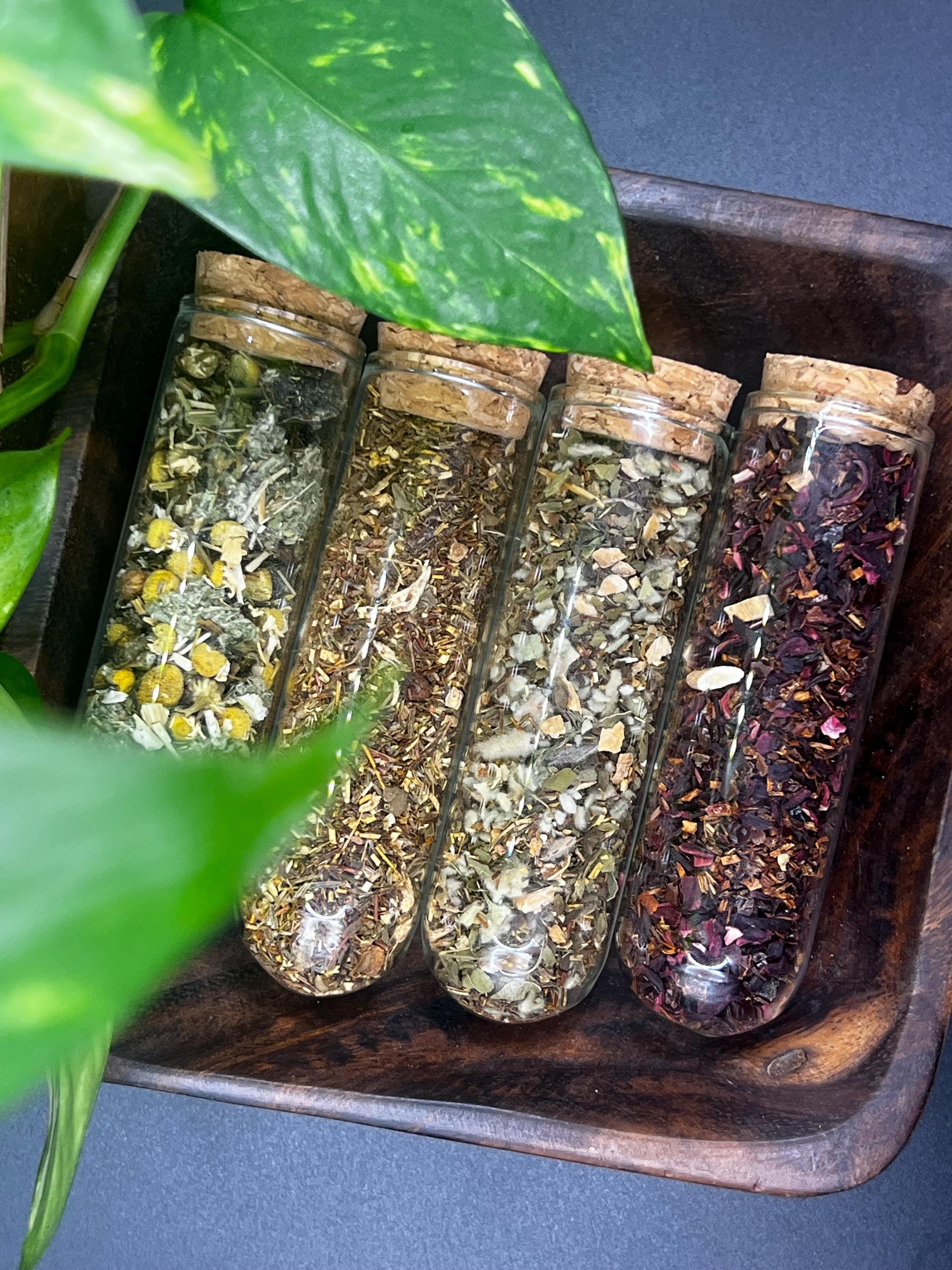 Herbal Tea Sampler Box With Heart Tea Steeper - Etsy