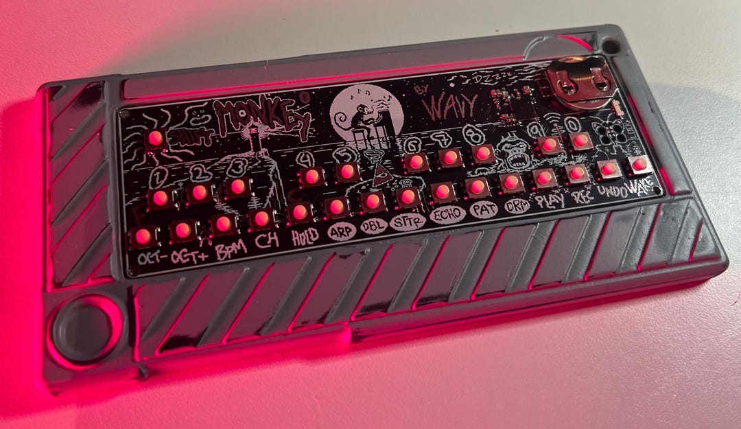 3d Print File Monkey Midi Keyboard - Etsy