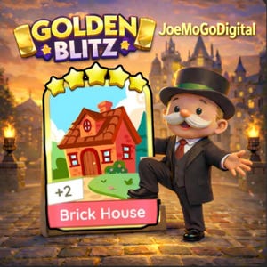 Monopoly Go Golden Blitz - Brick House - Set 24