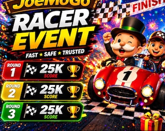Monopoly Kpop Demon Hunters Racers – 25,000 Points Each Round(Read Description)