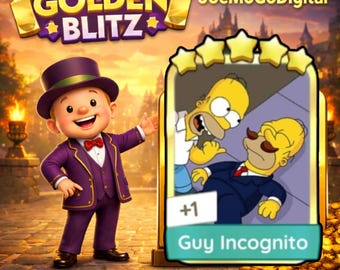 Monopoly Go Golden Blitz - Guy Incognito - Set 21